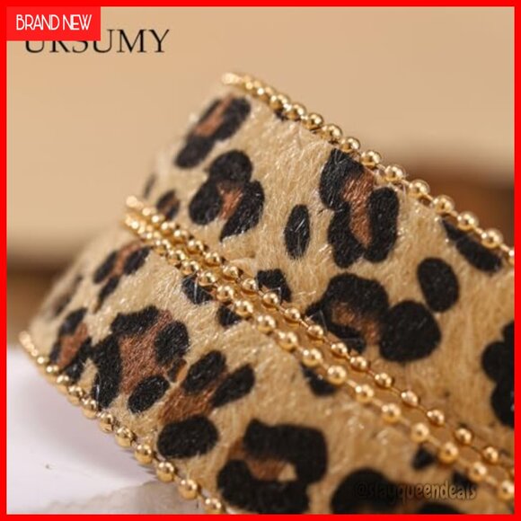 Adjustable PU Leather Belt with Rhinestone Buckle, 40\
